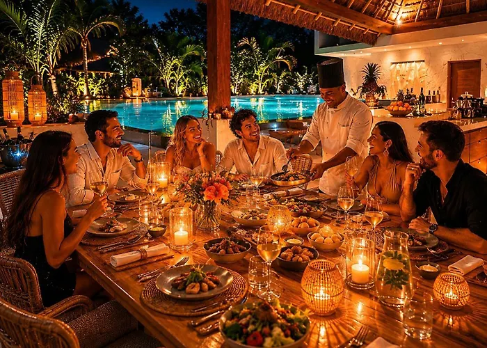 240m2 - 16 Persons - 6 - 2 Swimming Pool - 3 Jacuzzis Villa Tulum